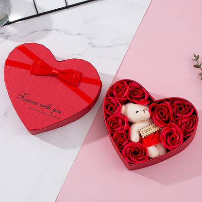 Heart - Shaped Rose Red Gift Box - Cake Pops Parties