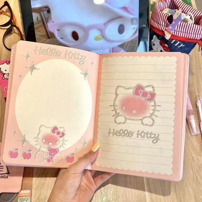 Hello Kitty A6 Notebook Cute Student Diary Coloring Pages Gift - Cake Pops Parties