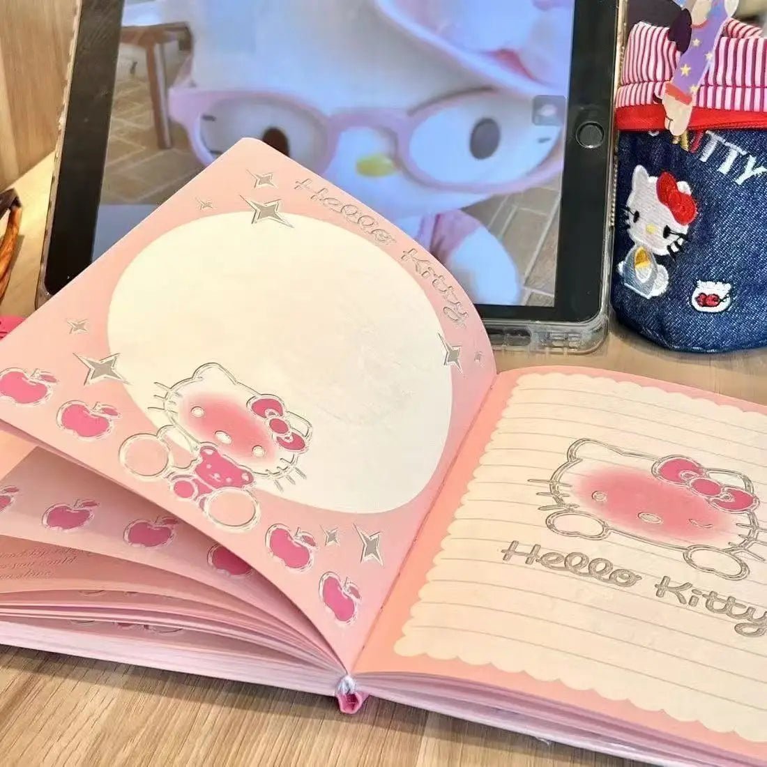 Hello Kitty A6 Notebook Cute Student Diary Coloring Pages Gift - Cake Pops Parties