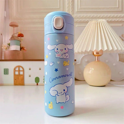 Hello Kitty Kuromi Melody Stainless Thermos Student Bottle - Cake Pops Parties