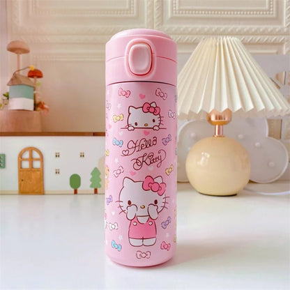 Hello Kitty Kuromi Melody Stainless Thermos Student Bottle - Cake Pops Parties