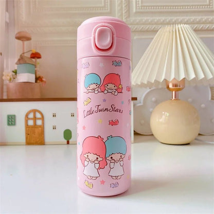 Hello Kitty Kuromi Melody Stainless Thermos Student Bottle - Cake Pops Parties