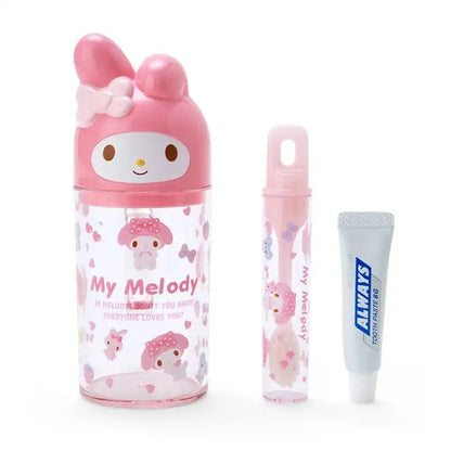 Hello Kitty Kuromi Melody Travel Toothbrush Cup Set Kawaii Gift - Cake Pops Parties