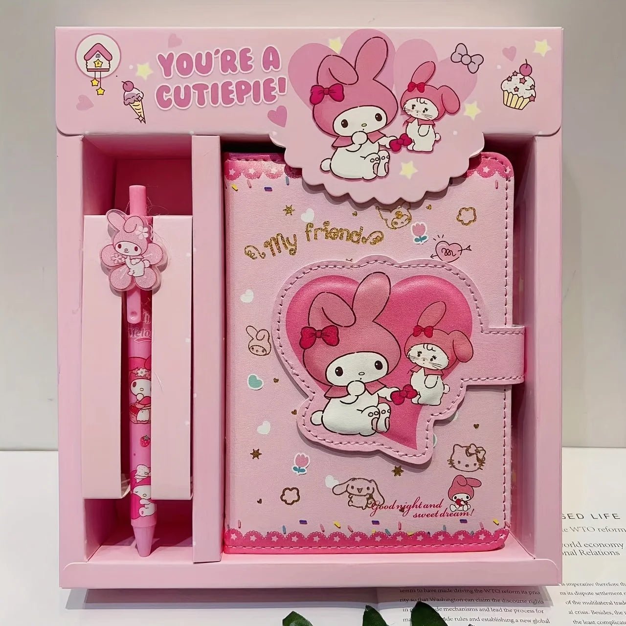 Hello Kitty Kuromi Notebook Cute Stationery Set School Supplies - Cake Pops Parties