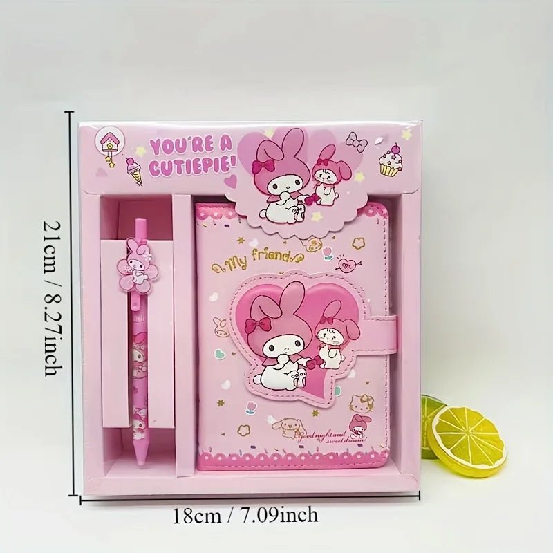 Hello Kitty Kuromi Notebook Cute Stationery Set School Supplies - Cake Pops Parties