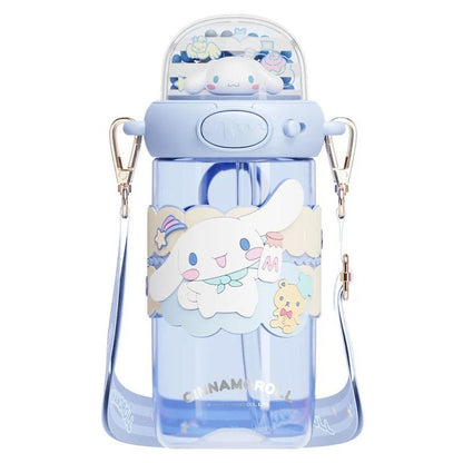 Hello Kitty Kuromi Water Cup Kids Straw Bottle Leak - proof Gift - Cake Pops Parties