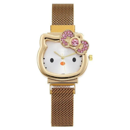 Hello Kitty Sanrio Watch Luxury Casual Quartz Girls Students - Cake Pops Parties