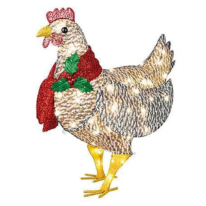 Holiday Chicken Scarf Decoration - Cake Pops Parties