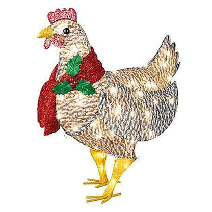 Holiday Chicken Scarf Decoration - Cake Pops Parties