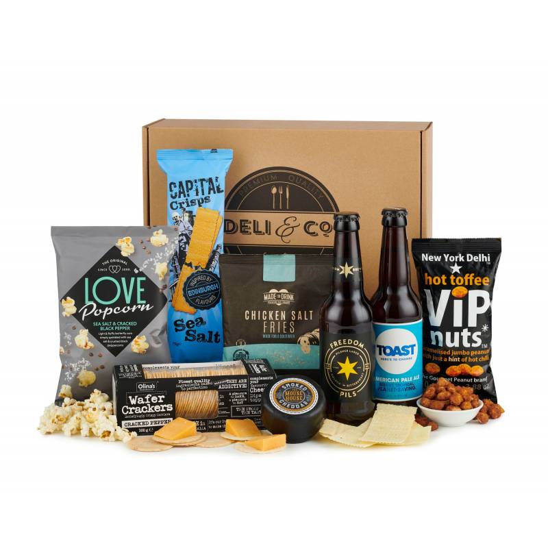 Indulge in the Ultimate Beer, Cheese and Nibbles Gift Box Experience - Cake Pops Parties