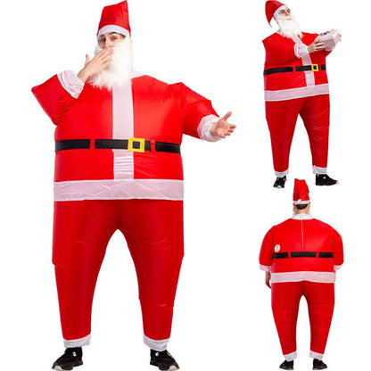 Inflatable Snowman Santa Costume - Cake Pops Parties