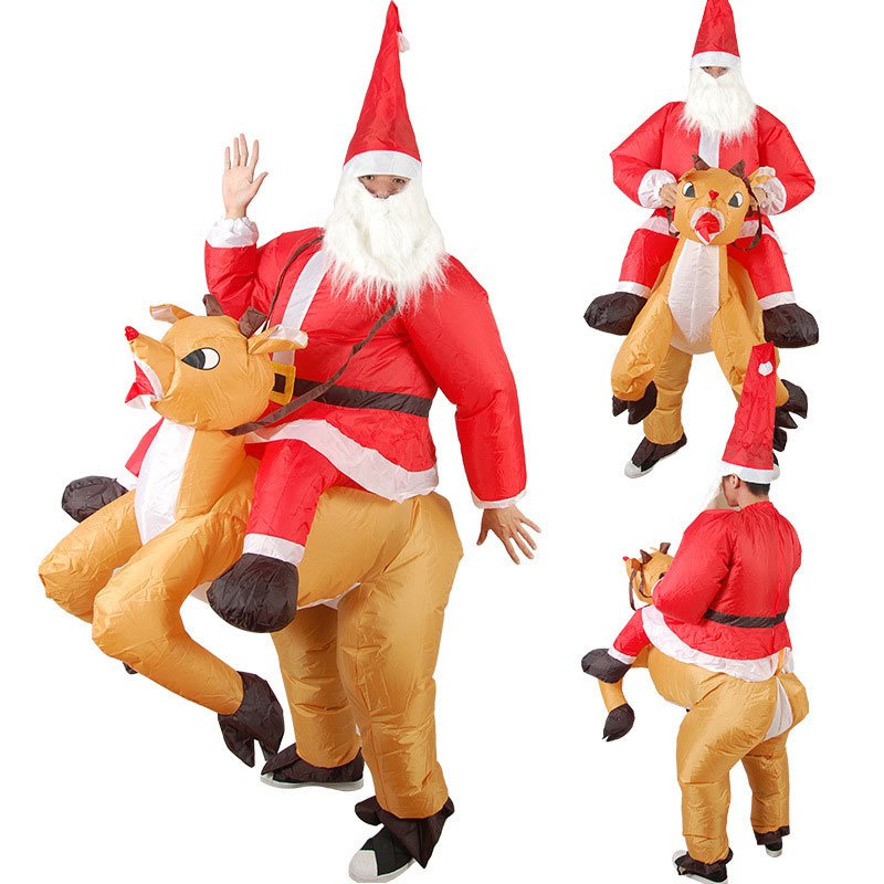 Inflatable Snowman Santa Costume - Cake Pops Parties