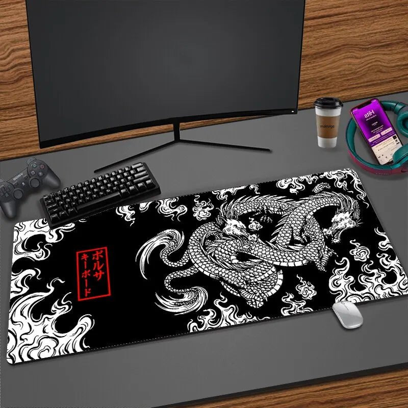 Japanese Dragon Anime Gaming Mousepad XXL - Cake Pops Parties