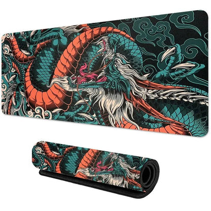 Japanese Dragon Anime Gaming Mousepad XXL - Cake Pops Parties