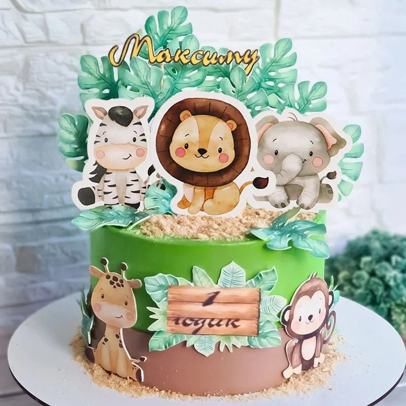 Jungle Safari Party Supplies Set - Cake Pops Parties