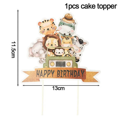 Jungle Safari Party Supplies Set - Cake Pops Parties