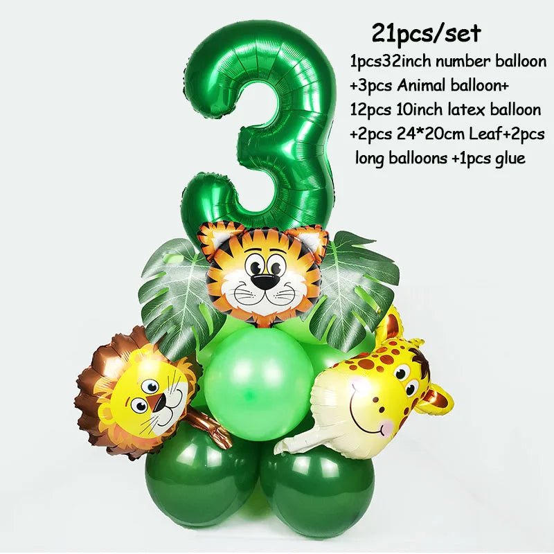 Jungle Safari Party Supplies Set - Cake Pops Parties