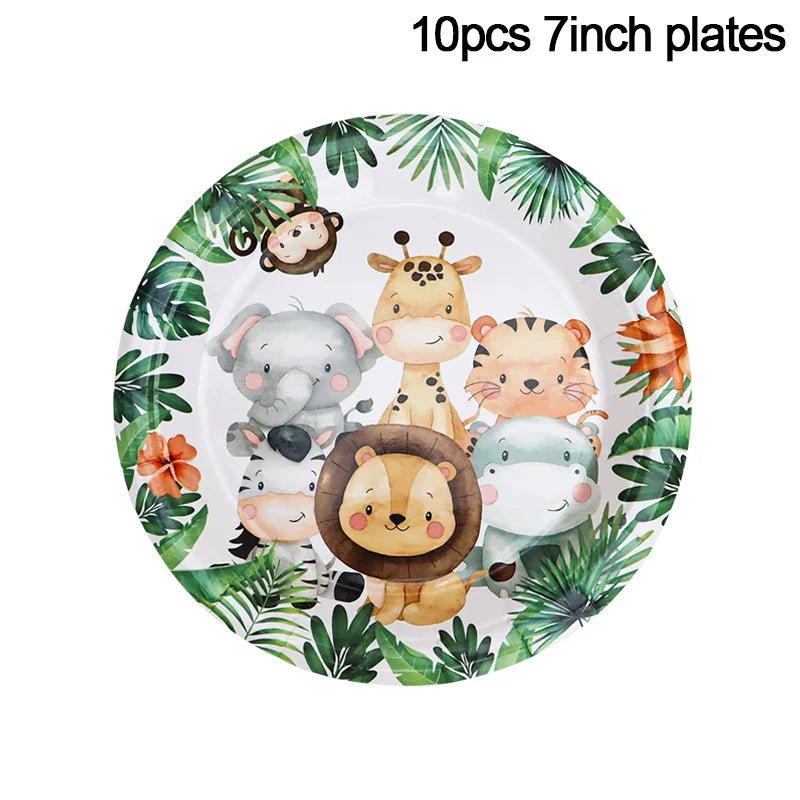 Jungle Safari Party Supplies Set - Cake Pops Parties