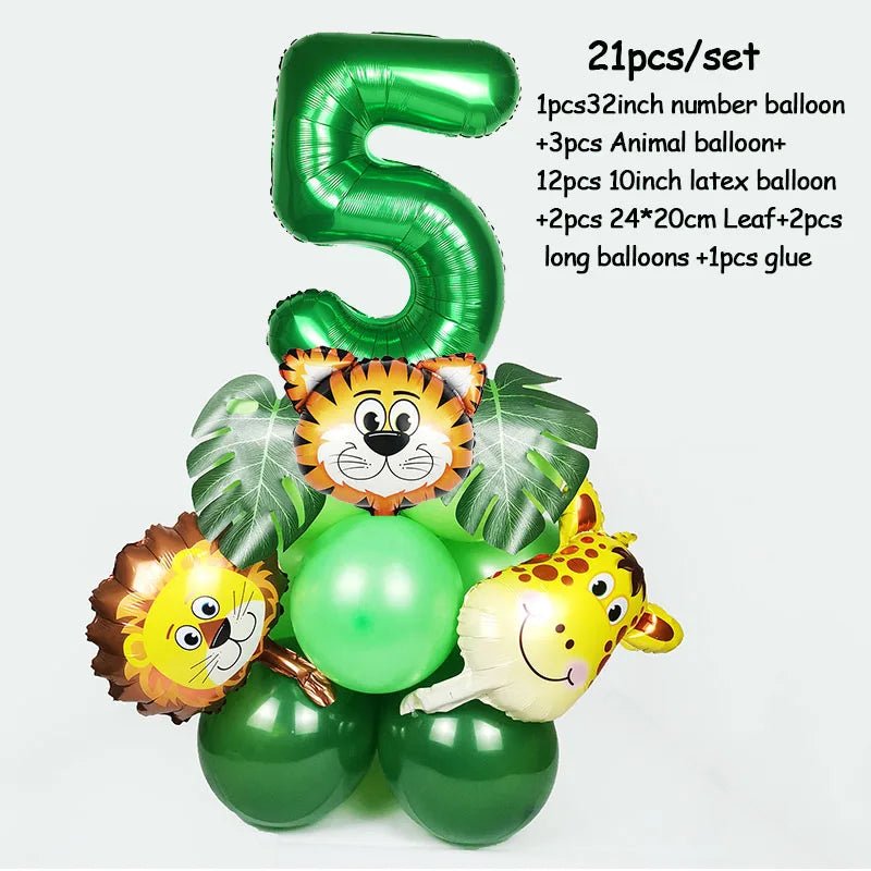 Jungle Safari Party Supplies Set - Cake Pops Parties