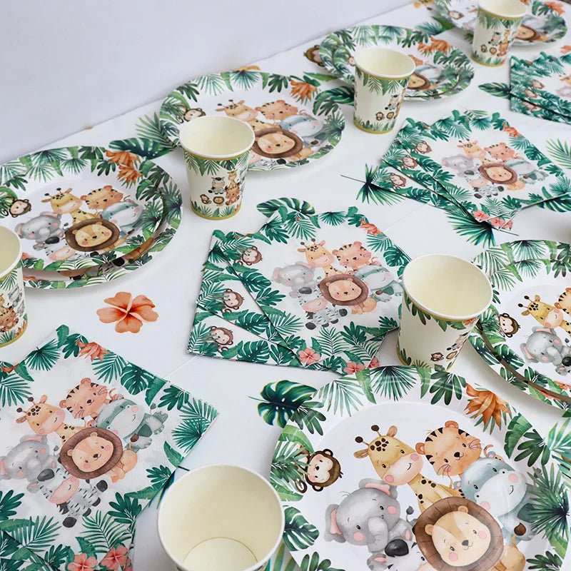 Jungle Safari Party Supplies Set - Cake Pops Parties