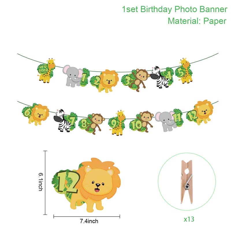 Jungle Safari Theme Party Decor - Cake Pops Parties