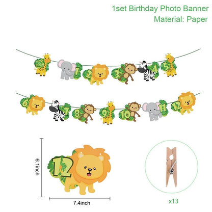 Jungle Safari Theme Party Decor - Cake Pops Parties