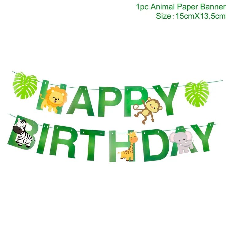 Jungle Safari Theme Party Decor - Cake Pops Parties