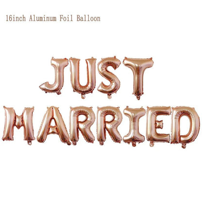 Just Married Confetti Balloon Set - Cake Pops Parties