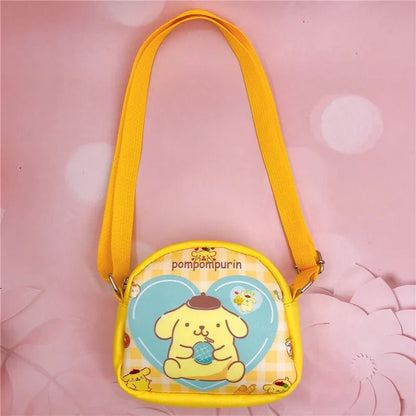 Kawaii Sanrio Crossbody Bag Hello Kitty Kuromi PU Coin Purse - Cake Pops Parties