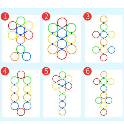 Kids Lattice Jump Ring Set Game - Cake Pops Parties