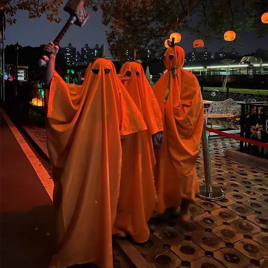 Kids Pumpkin Cloak Costume - Cake Pops Parties