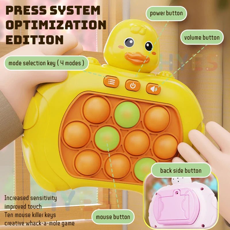 Kids Quick Push Bubble Game Toy - Fun & Anti - Stress - Cake Pops Parties