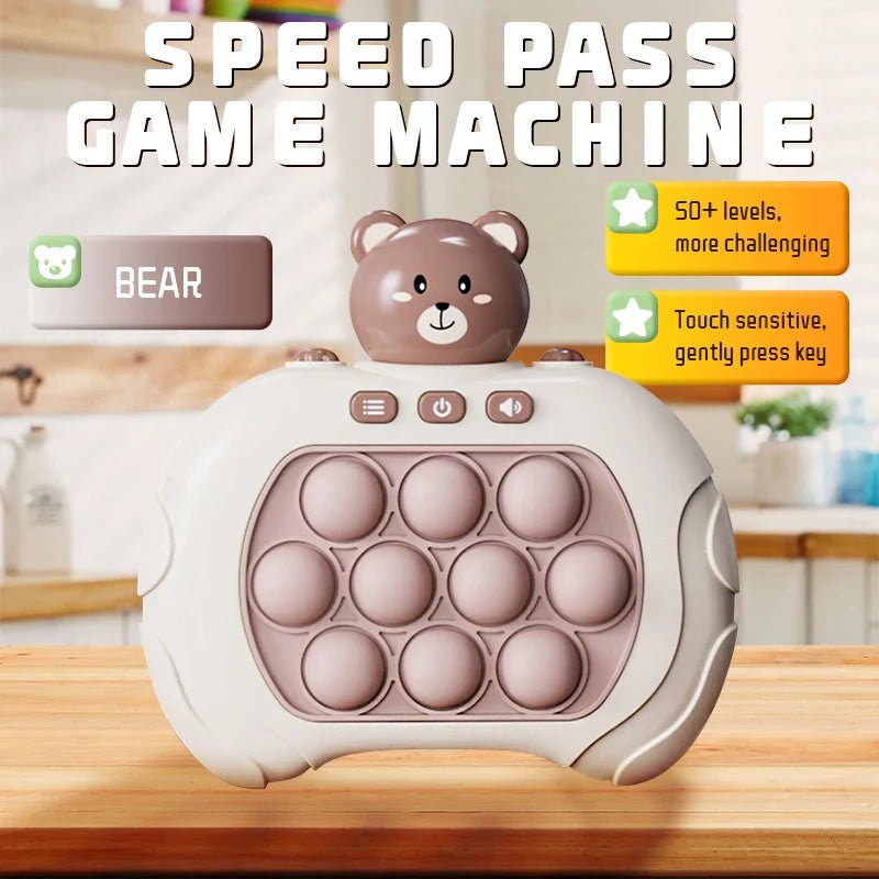 Kids Quick Push Bubble Game Toy - Fun & Anti - Stress - Cake Pops Parties