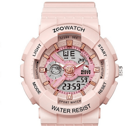 Kuromi Hello Kitty Girls Watch Waterproof Sports Multifunction - Cake Pops Parties
