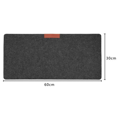 Large Office Desk Mat - Modern Wool Felt Mouse Pad - Cake Pops Parties