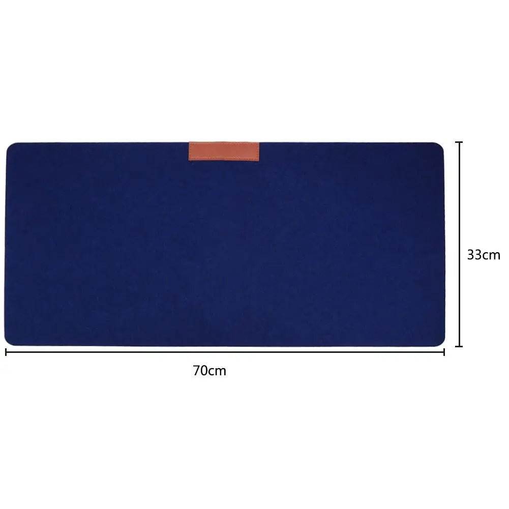 Large Office Desk Mat - Modern Wool Felt Mouse Pad - Cake Pops Parties