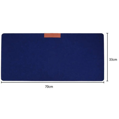 Large Office Desk Mat - Modern Wool Felt Mouse Pad - Cake Pops Parties