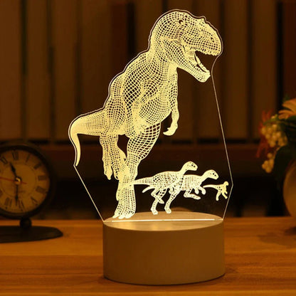 LED 3D Acrylic USB Night Light - Cake Pops Parties