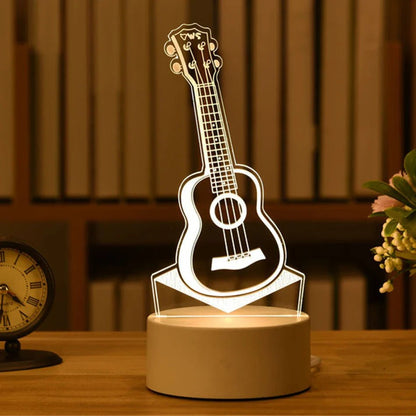 LED 3D Acrylic USB Night Light - Cake Pops Parties