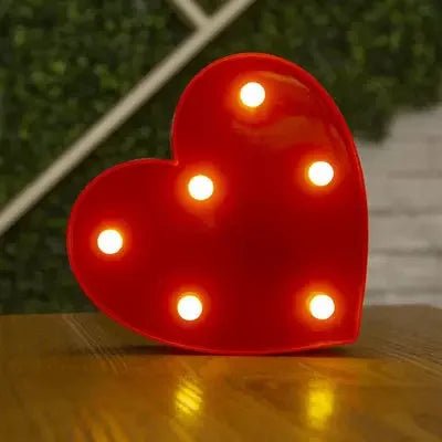 LED Alphabet Letter Lights - Cake Pops Parties