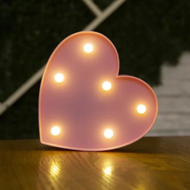 LED Alphabet Letter Lights - Cake Pops Parties