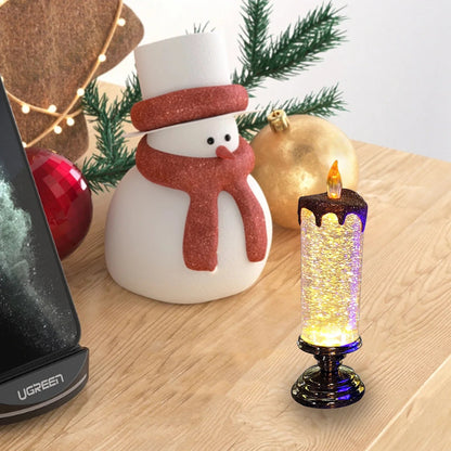 LED Christmas Candles with Glitter Color Change Flameless - Cake Pops Parties