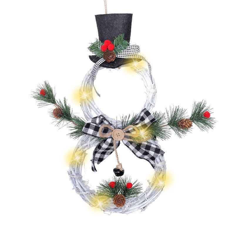 LED Christmas Wreath Garland - Cake Pops Parties
