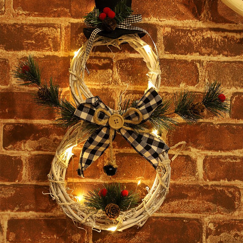 LED Christmas Wreath Garland - Cake Pops Parties