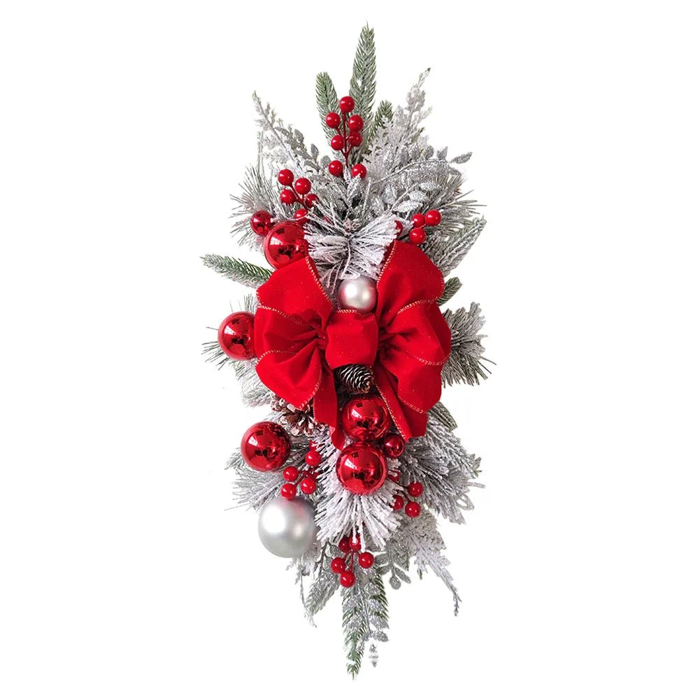 LED Christmas Wreath Garland - Festive Holiday Decor - Cake Pops Parties