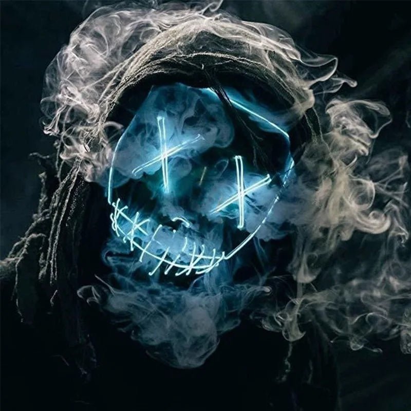 LED Glow In The Dark Halloween Mask - Cake Pops Parties