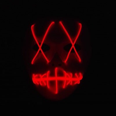 LED Halloween Glowing Mask - Cake Pops Parties