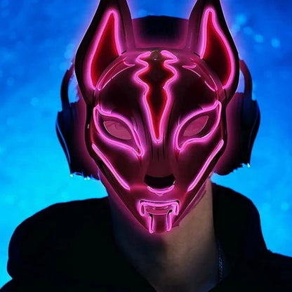 LED Light Up Fox Halloween Mask - Cake Pops Parties