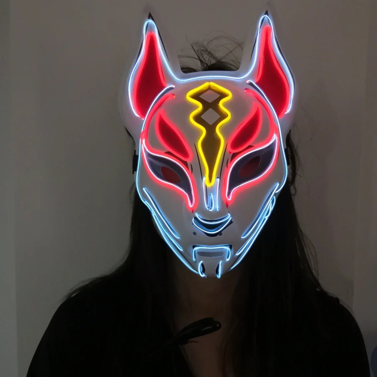 LED Light Up Fox Halloween Mask - Cake Pops Parties