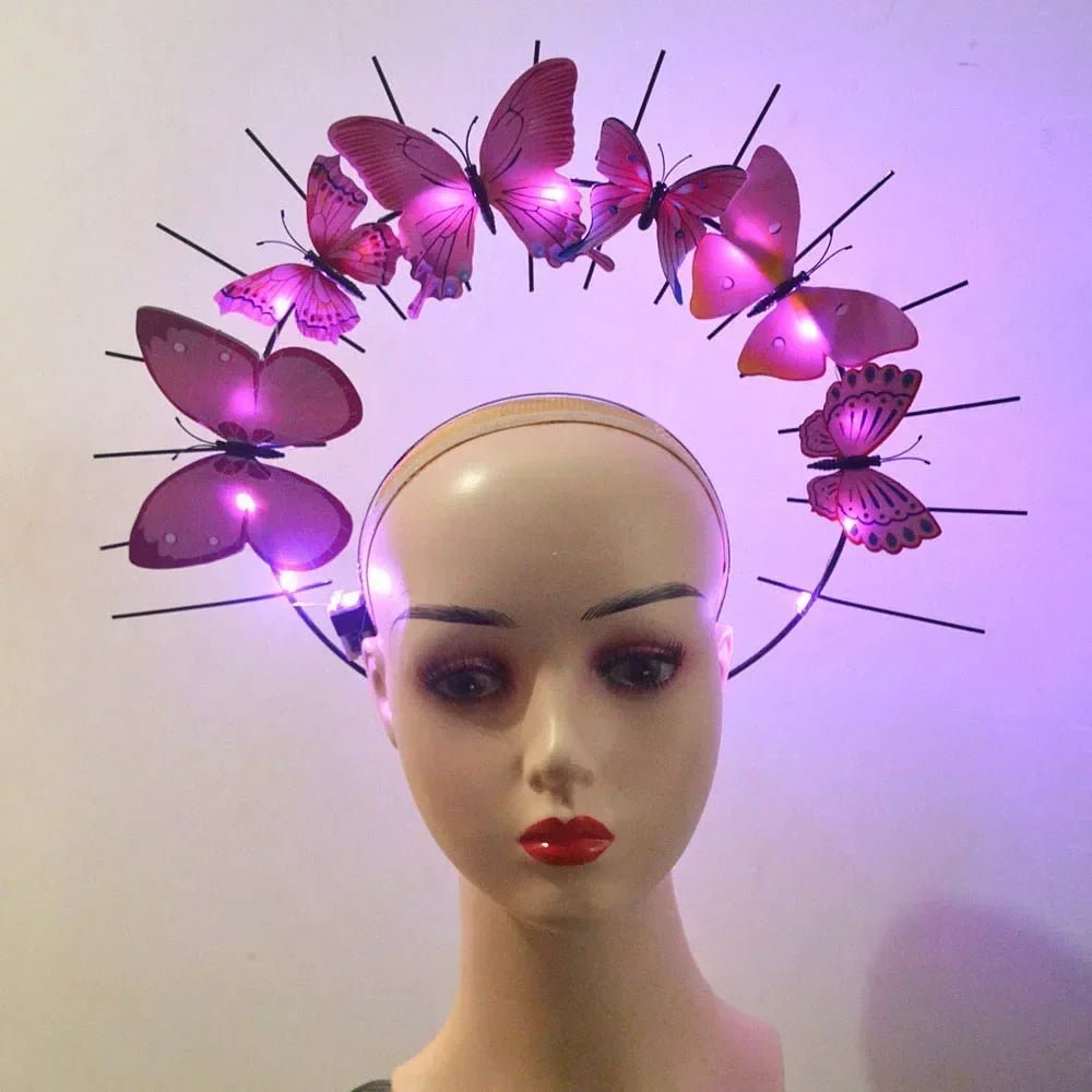 LED Light Up White Butterfly Fairy Wings - Cake Pops Parties